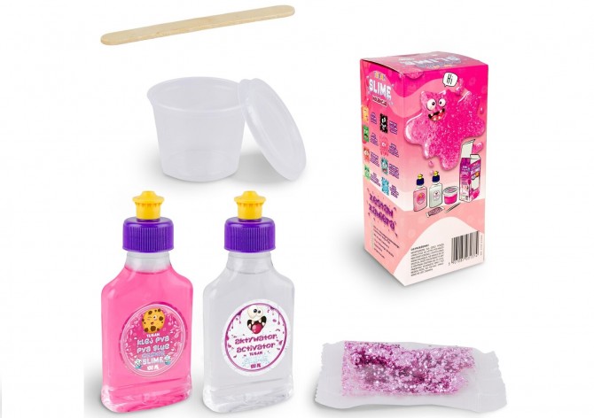 Różowy slime o zapachu ciasteczka TUBAN